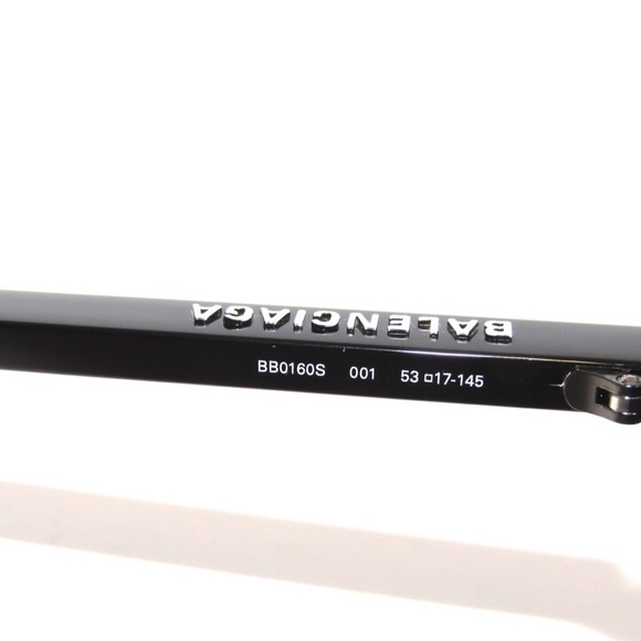 Balenciaga BB0160S 0106S 001 Black Gray Sunglasses 0160 main image 6